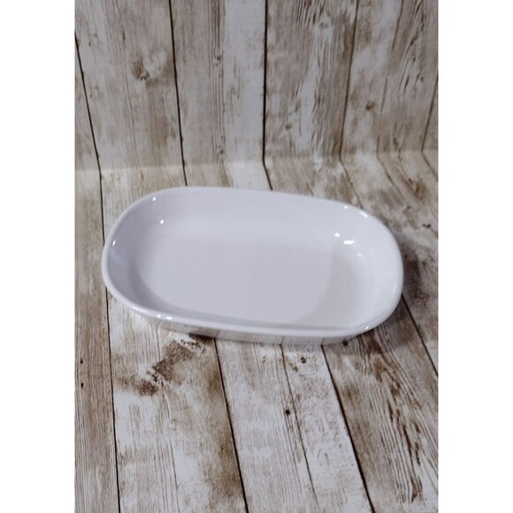 Corningware Sidekick P-140-B Baking Dish White Oval Oven Microwave Safe - Picture 2 of 7